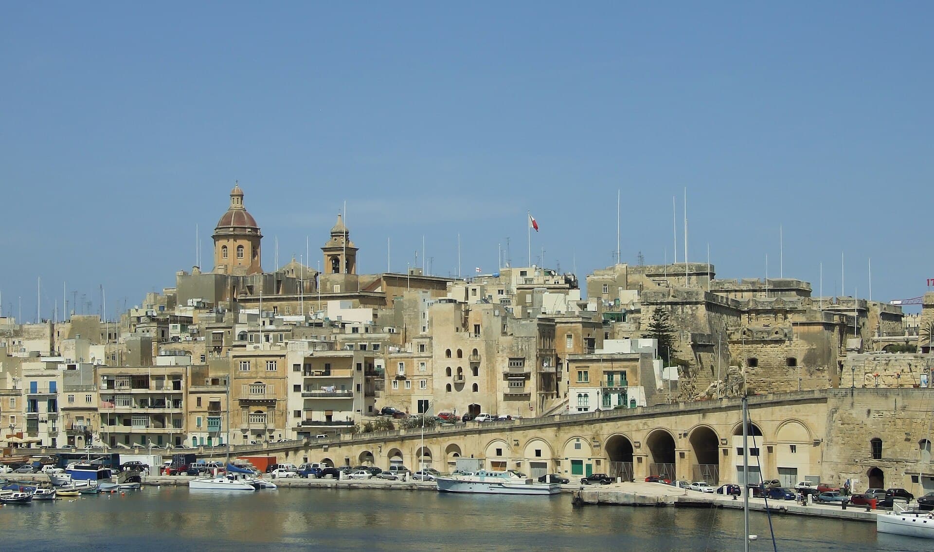 Birgu (Vittoriosa) waterfront, Three Cities, Malta